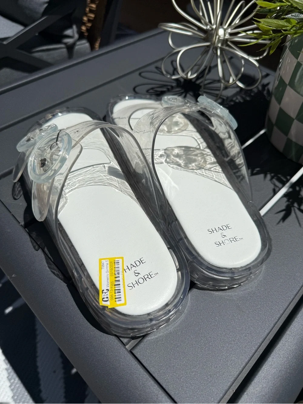 Target Shade & Shore Clear Jelly Slides